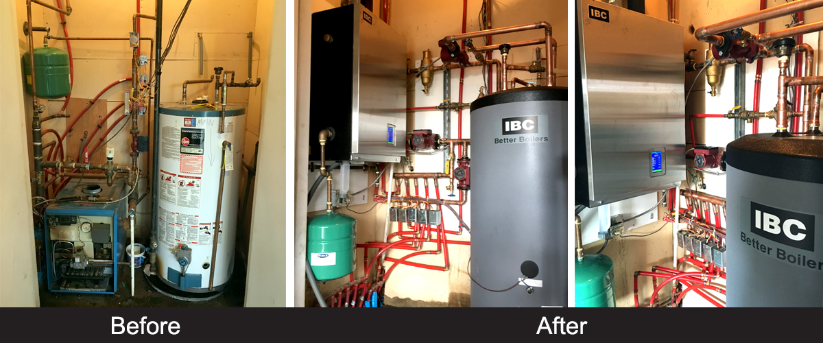 Authentic VanDiermen Boiler Installation Before and After
